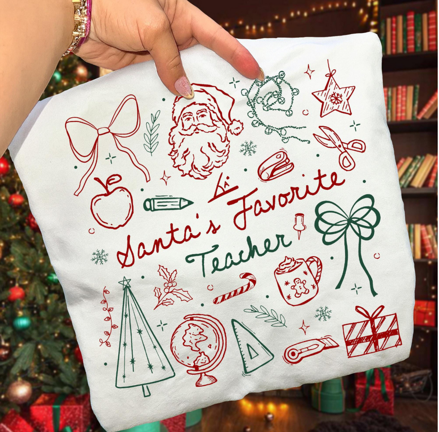 Santa's Favorite Teacher Tee