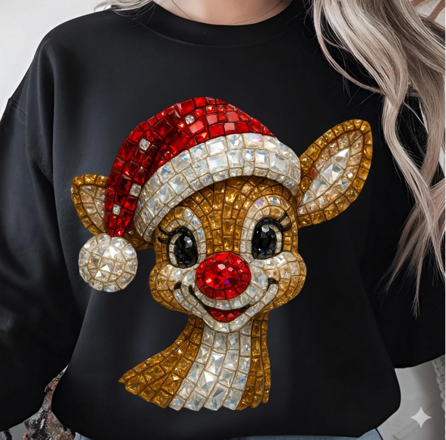 Reindeer Sequin Tee