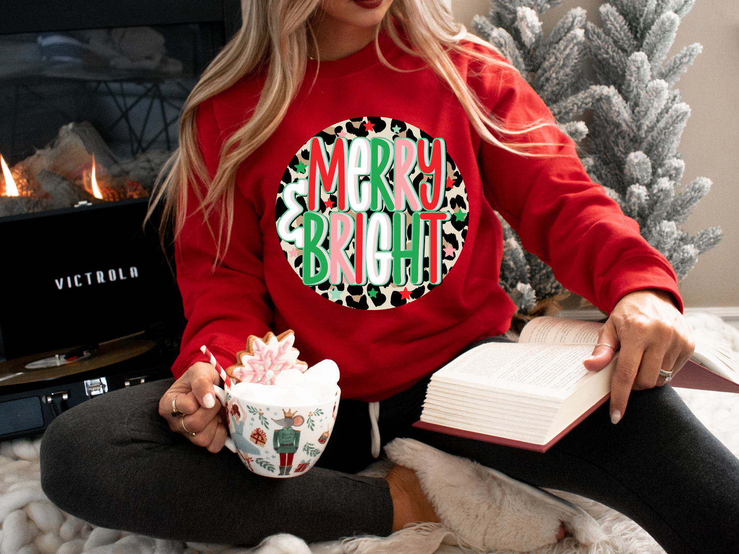 Cheetah Merry & Bright Tee