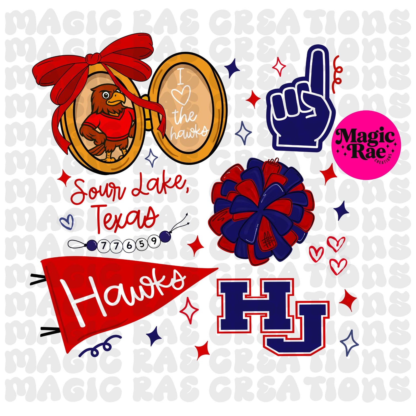 School Spirit Collage Tee