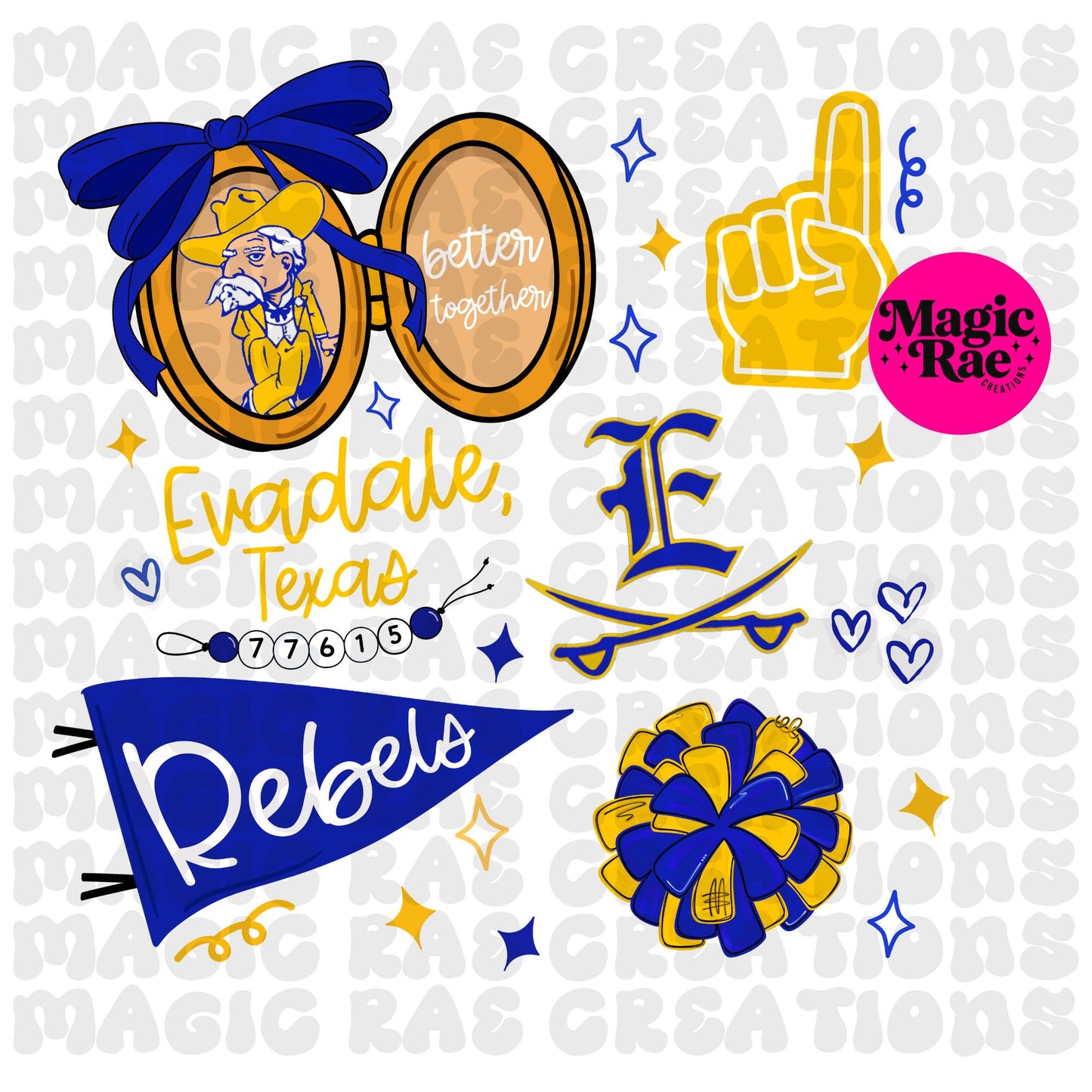 School Spirit Collage Tee