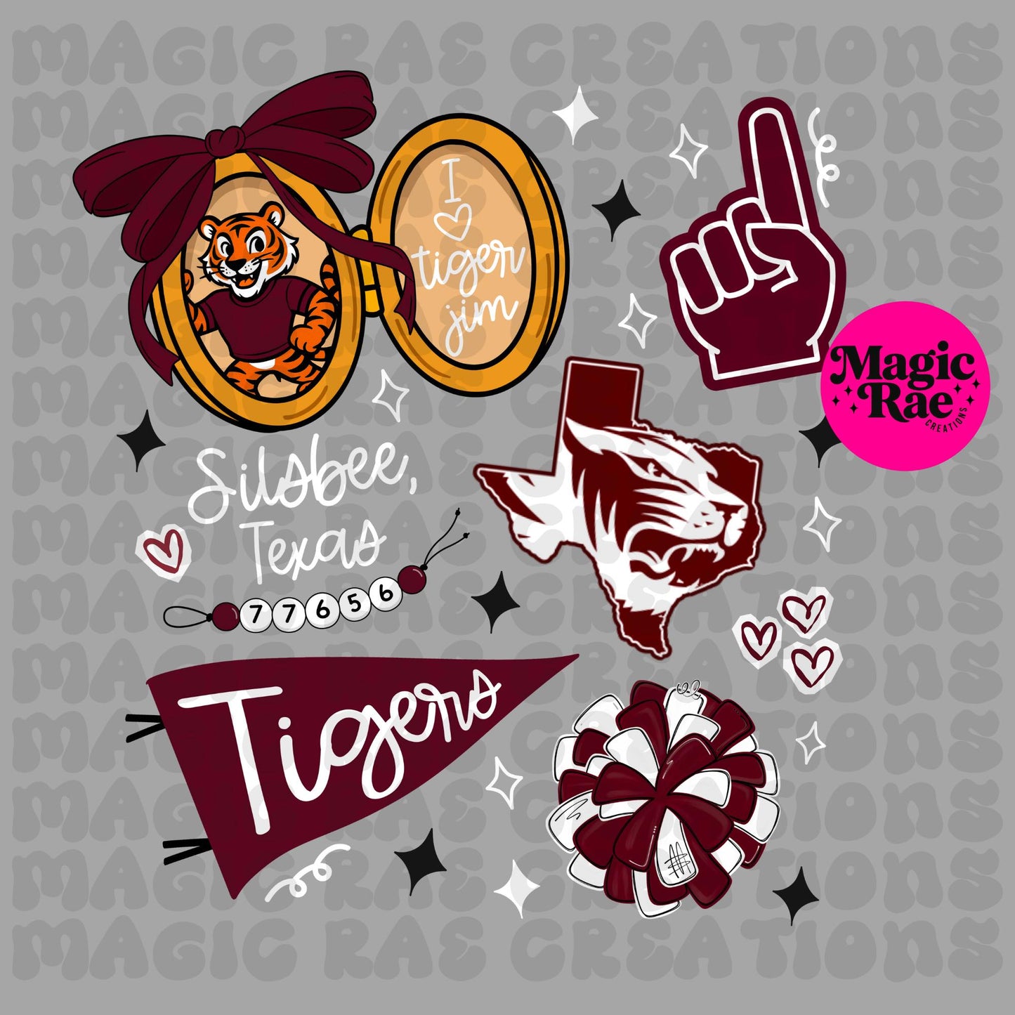 School Spirit Collage Tee