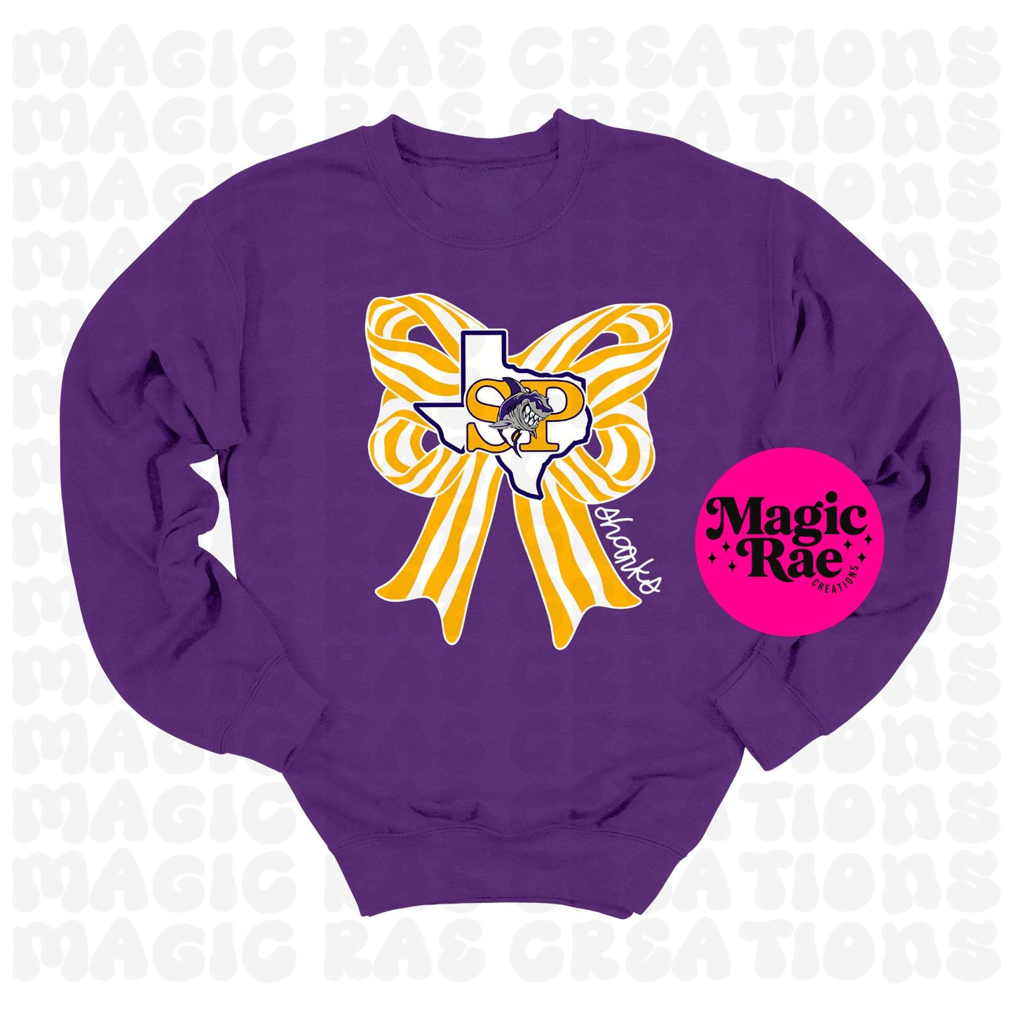 School Logo Bow Tee
