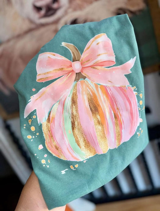 Watercolor Pumpkin Tee