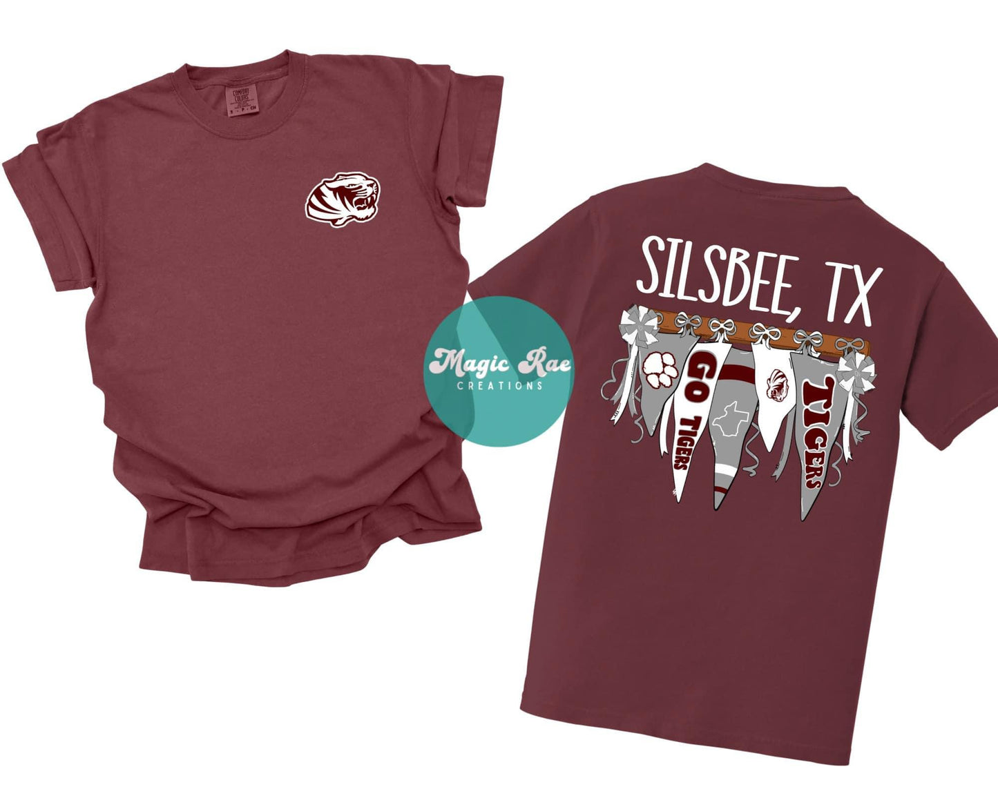 Pennant Flag School Spirit Tee