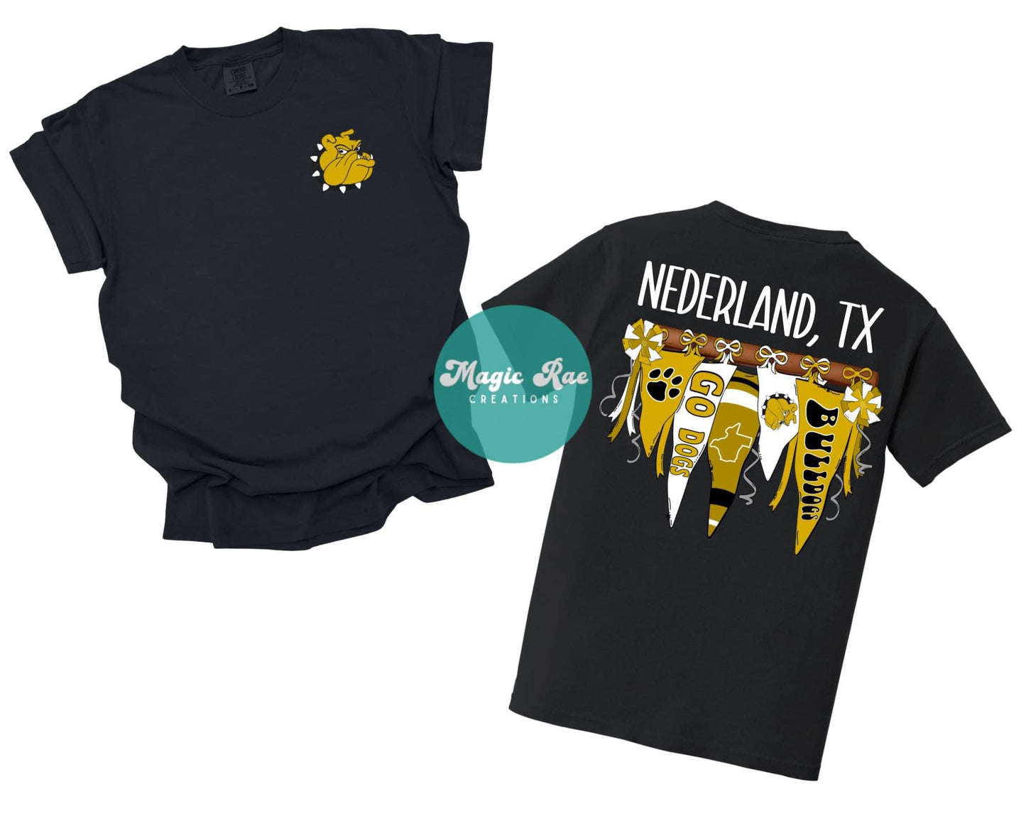 Pennant Flag School Spirit Tee