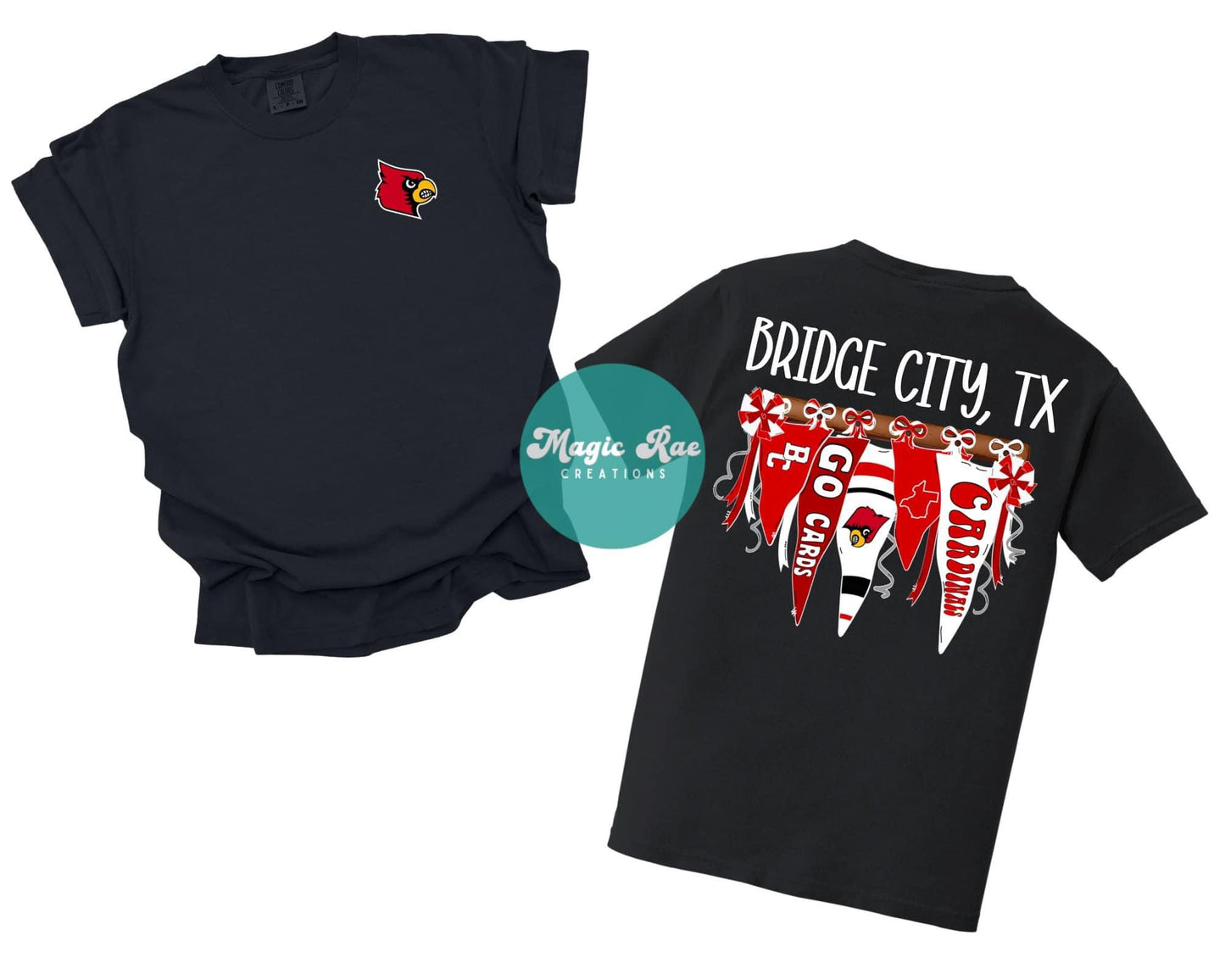 Pennant Flag School Spirit Tee