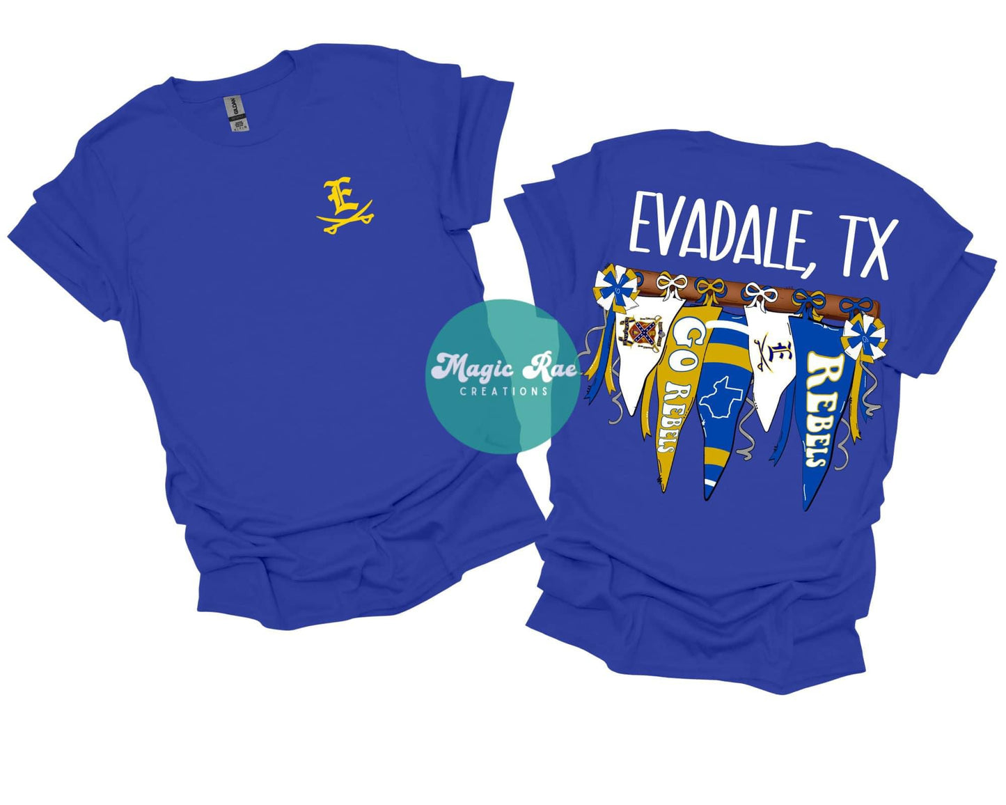 Pennant Flag School Spirit Tee