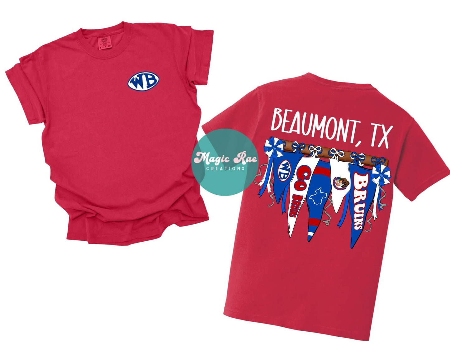 Pennant Flag School Spirit Tee