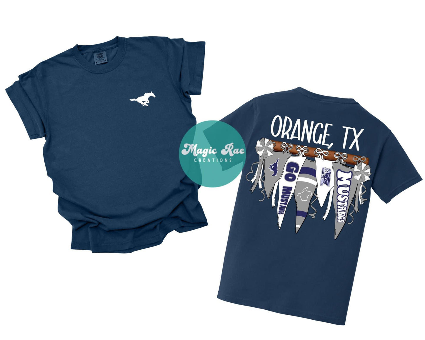 Pennant Flag School Spirit Tee