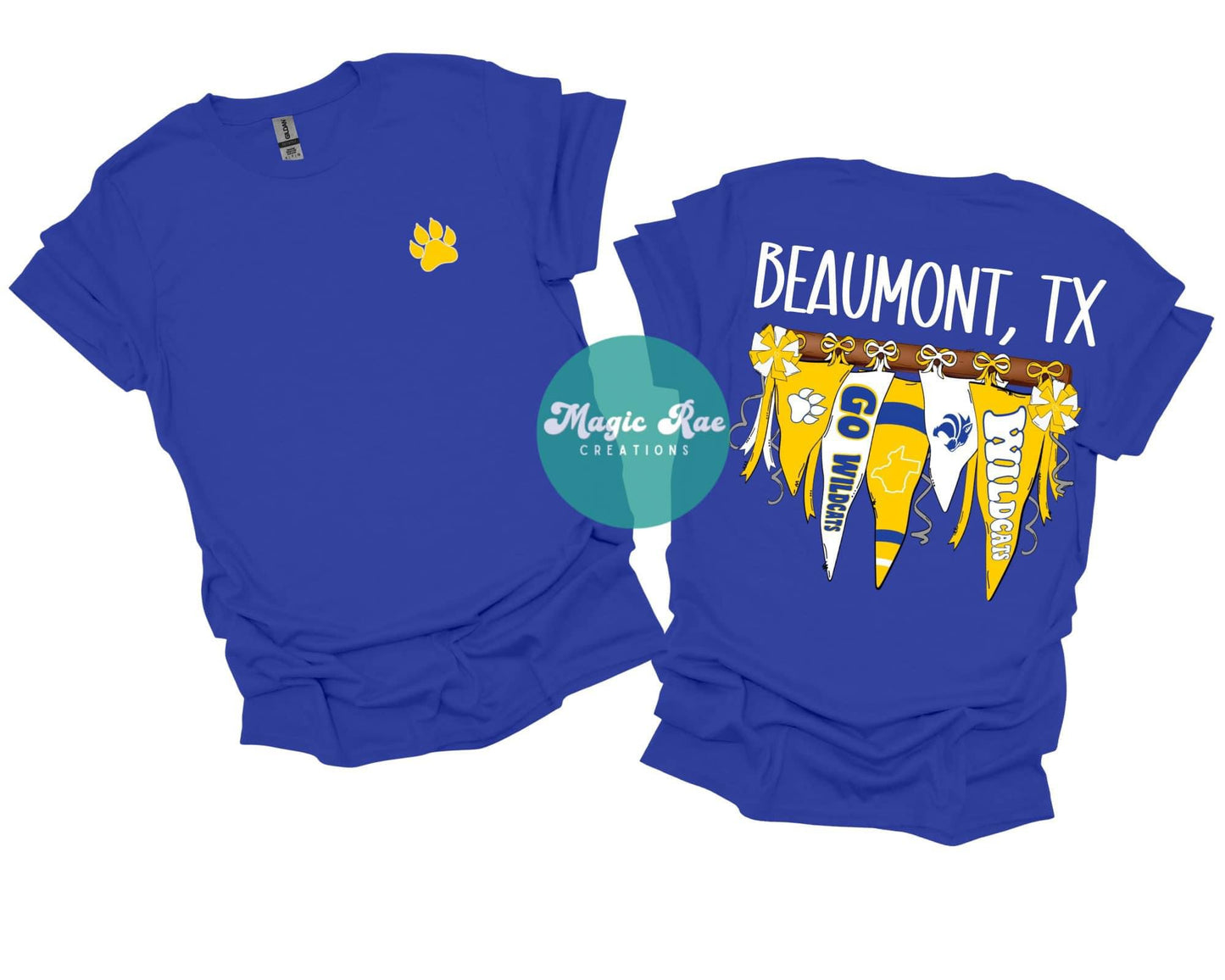 Pennant Flag School Spirit Tee