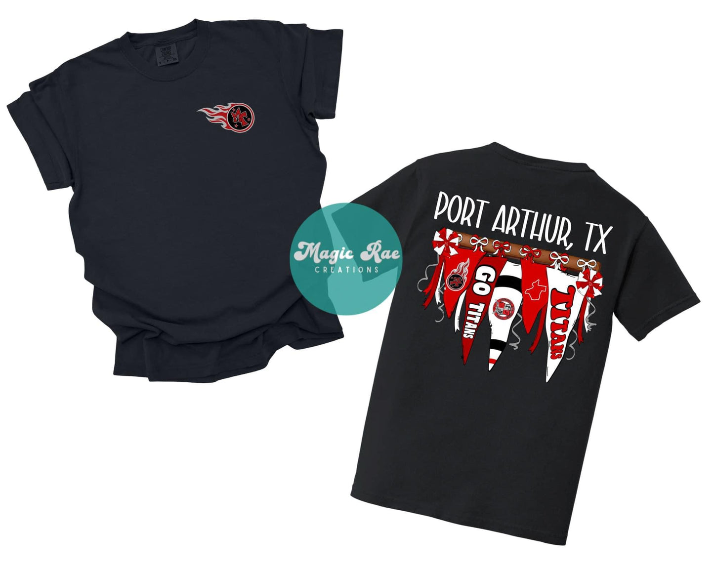 Pennant Flag School Spirit Tee