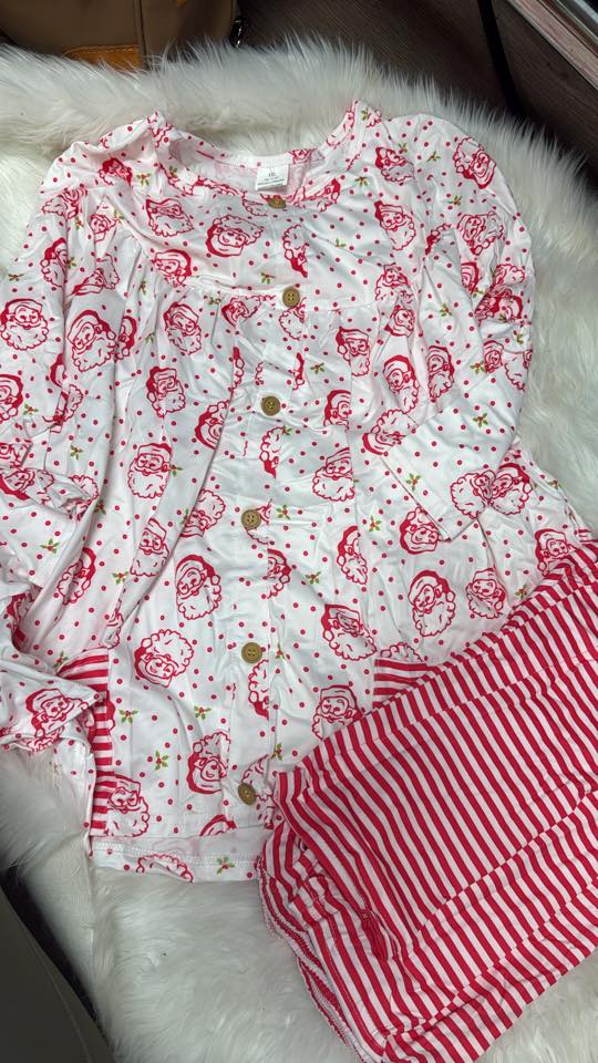 Santa Stripe Set