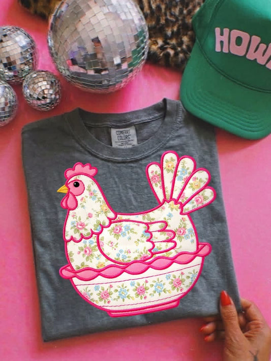 Preppy Chicken Tee