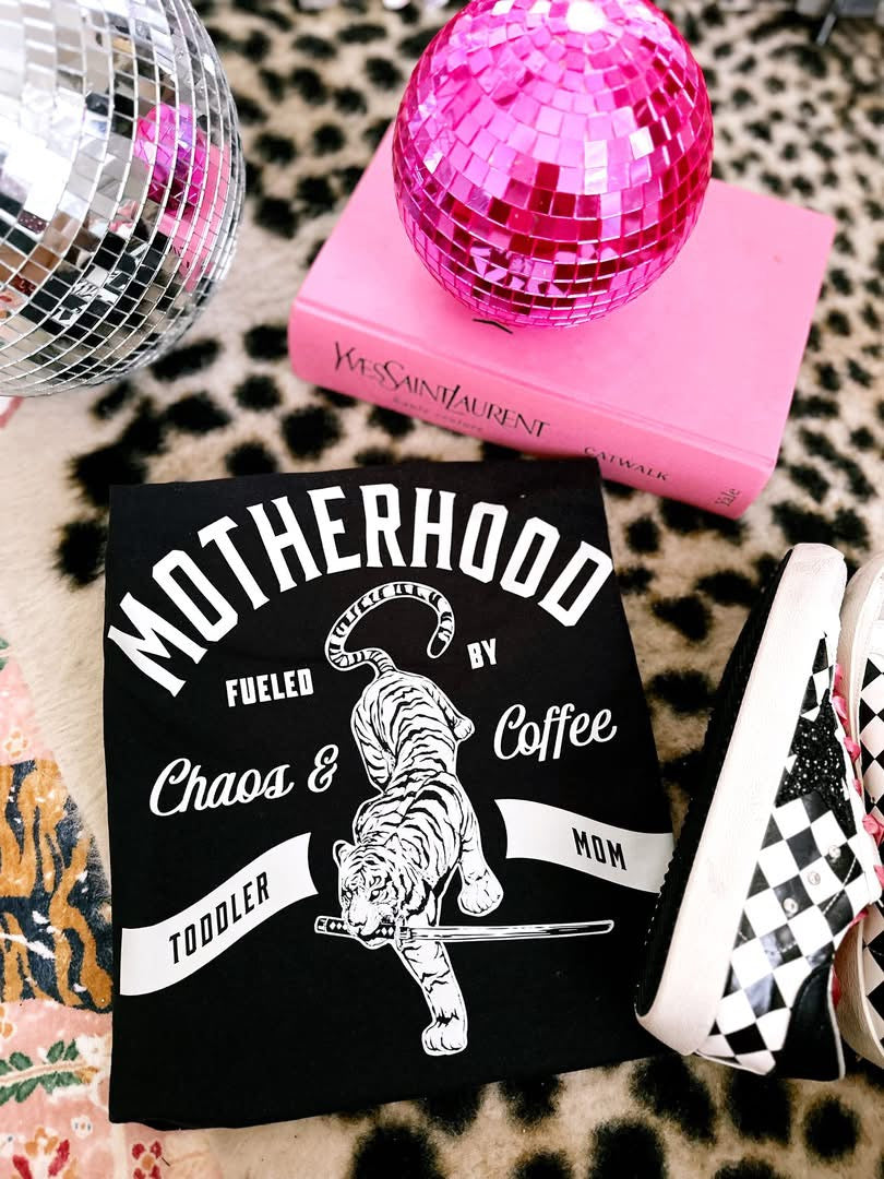Motherhood Chaos & Caffeine Tee