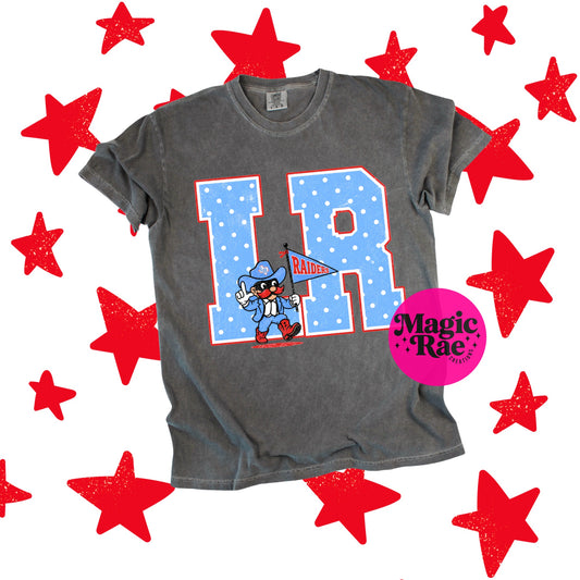 Polka Dot Initial Team Tee