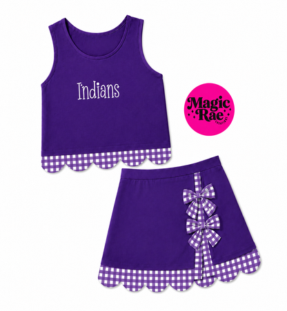 Embroidered Scallop Set