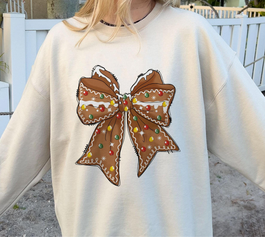 Gingerbread Bow Tee