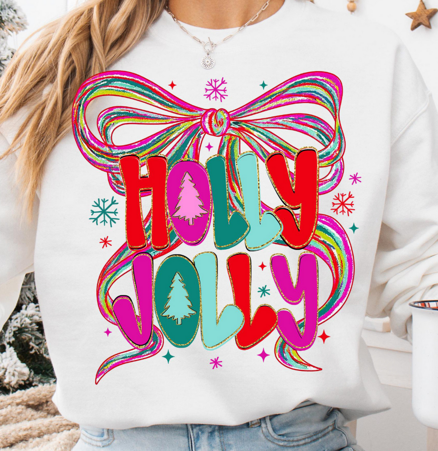 Preppy Holly Jolly Tee