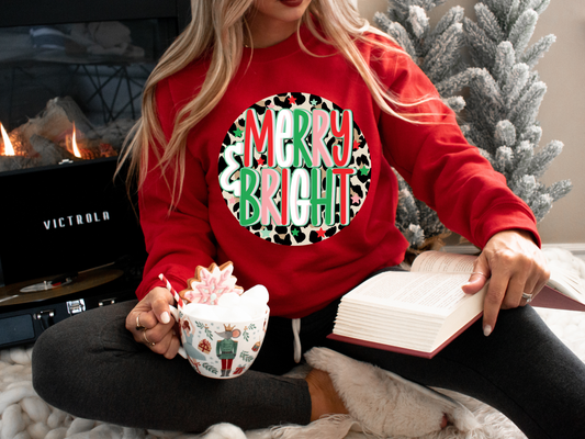 Cheetah Merry & Bright Tee