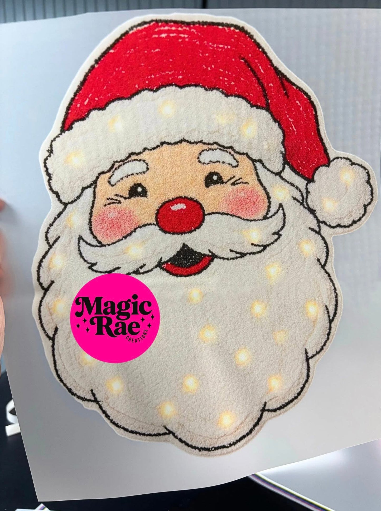 Santa w/Lighted Beard Tee