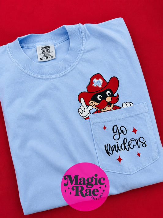 Printed Mascot Pocket Tee