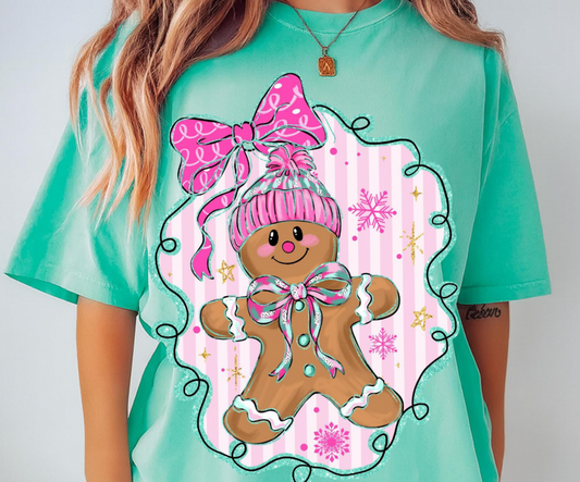 Preppy Gingerbread Tee