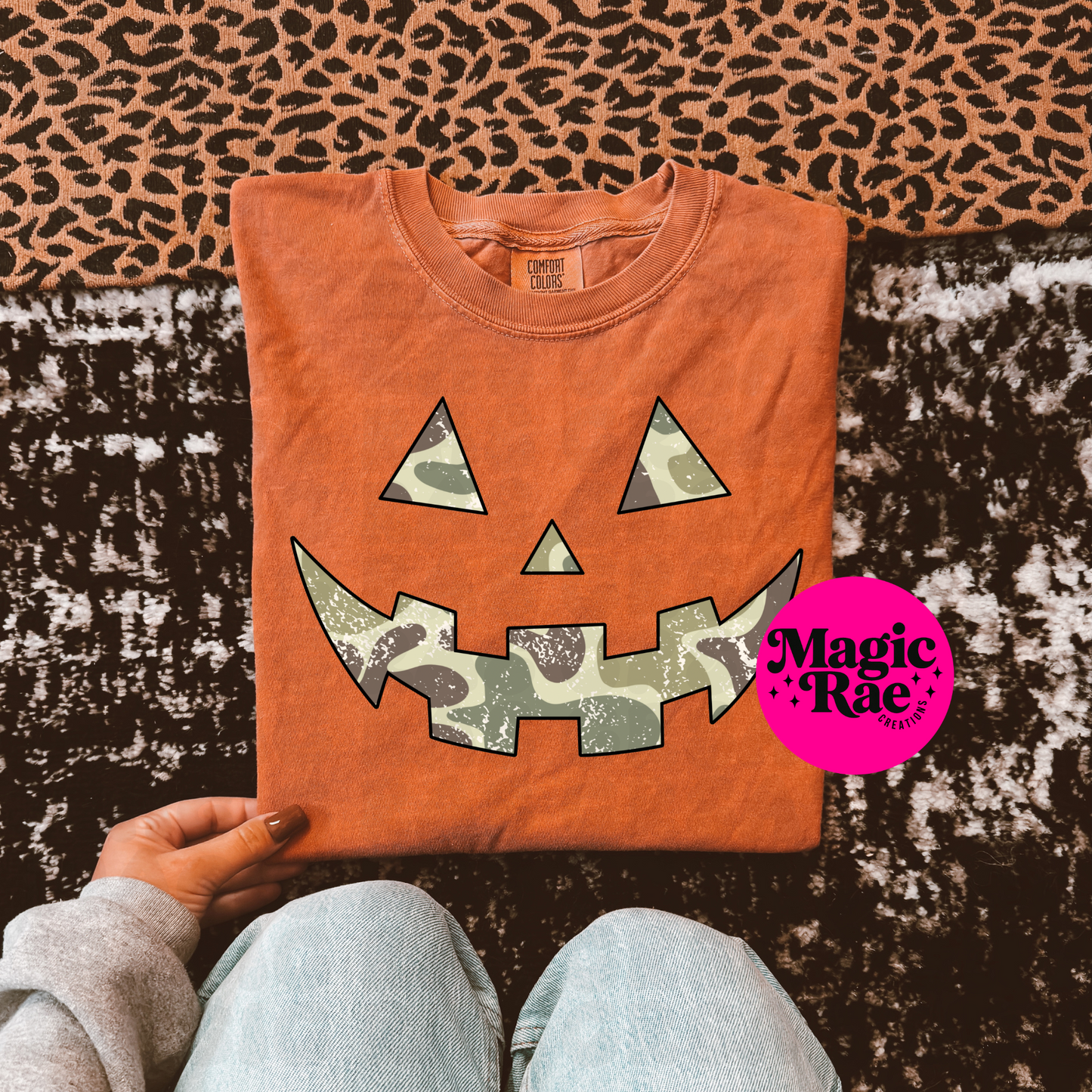 Camo Pumpkin Tee