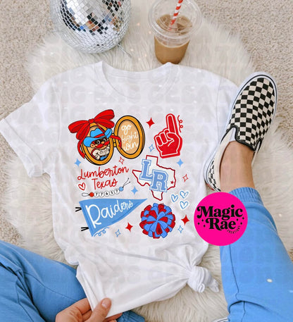 School Spirit Collage Tee