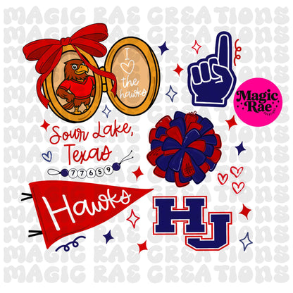 School Spirit Collage Tee
