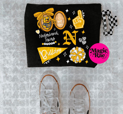 School Spirit Collage Tee