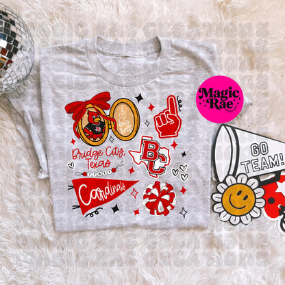School Spirit Collage Tee
