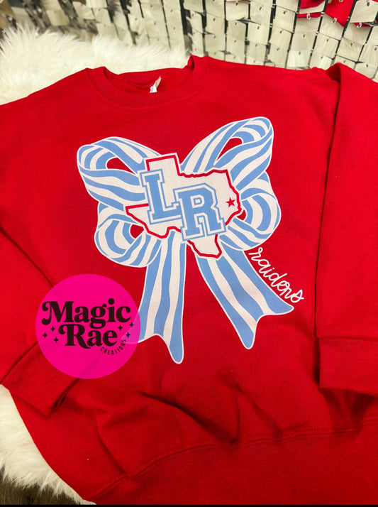 School Logo Bow Tee