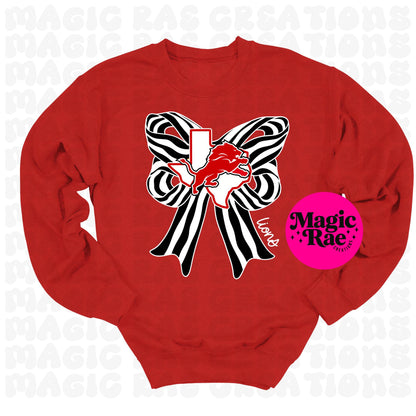 School Logo Bow Tee