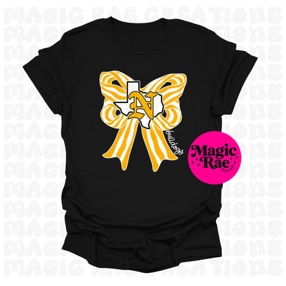 School Logo Bow Tee