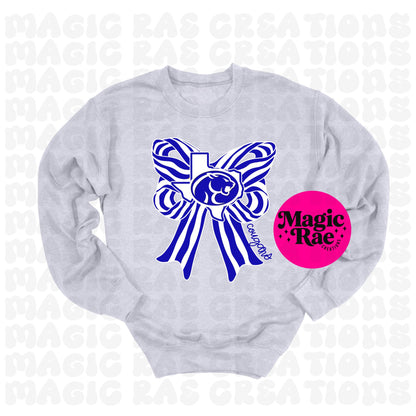 School Logo Bow Tee