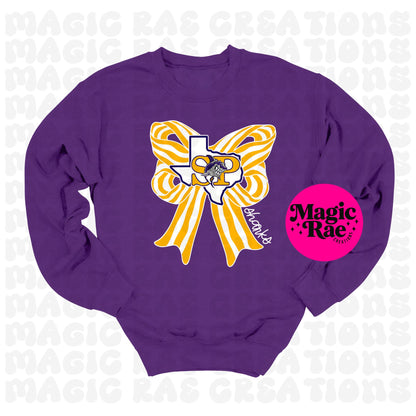 School Logo Bow Tee