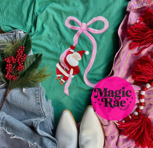 Santa Ribbon Tee