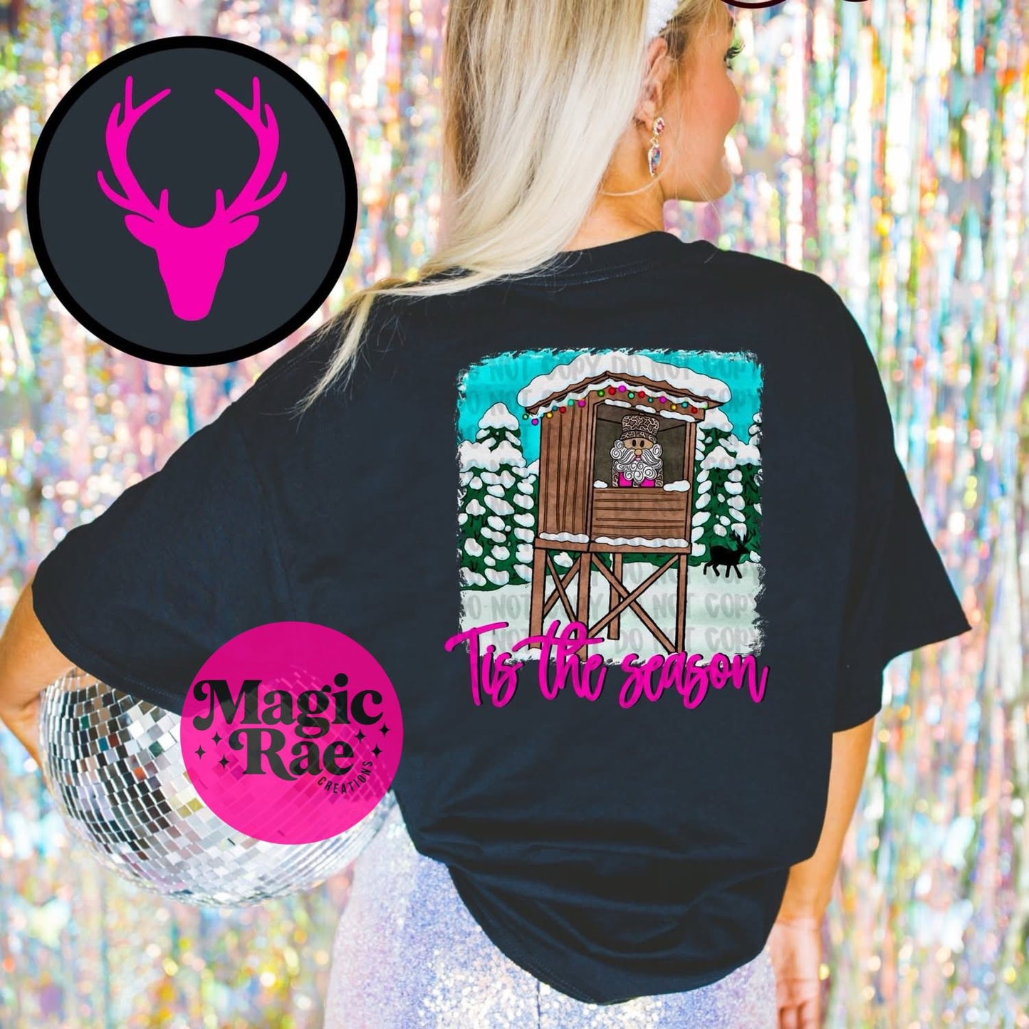 Santa In The Stand Tee