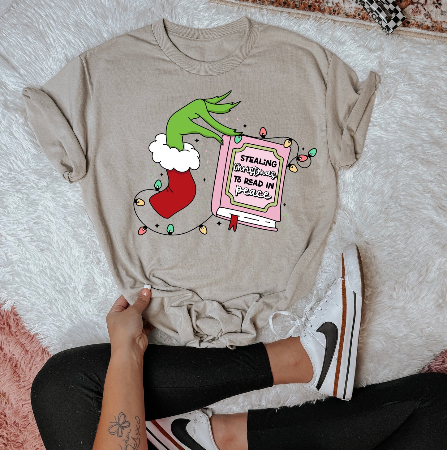 Green Man Booked Tee
