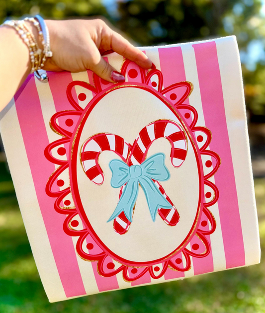 Candy Cane Coquette Tee