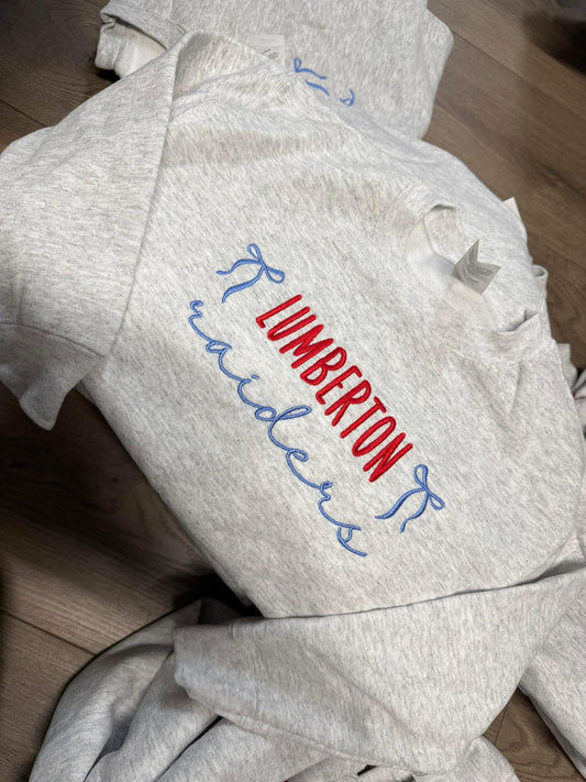 Embroidered Raider Sweatshirt Youth