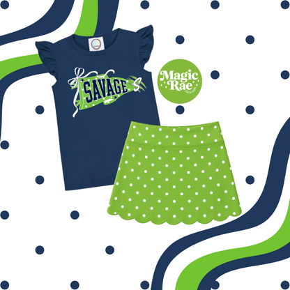 Polka Dot School Spirit Set