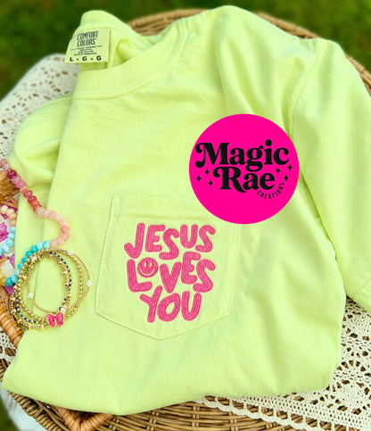 Mystery Color Jesus Loves You Tee