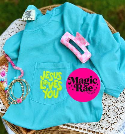 Mystery Color Jesus Loves You Tee