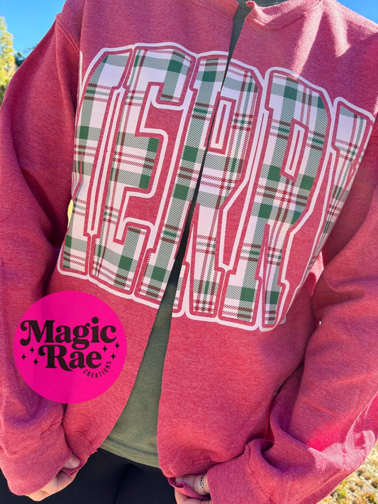 Split merry sweatshirt