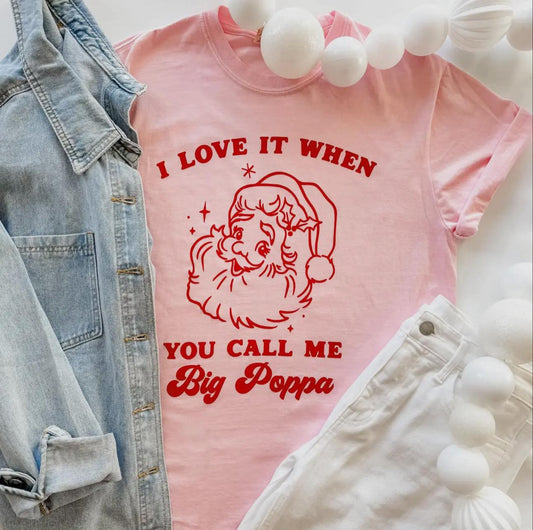 Big Poppa Santa Tee BF Deal