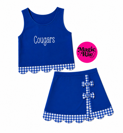 Embroidered Scallop Set