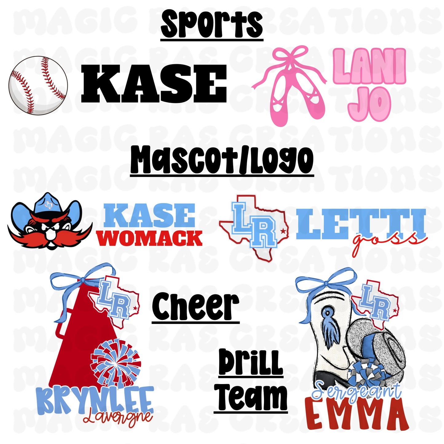 Custom Name Labels