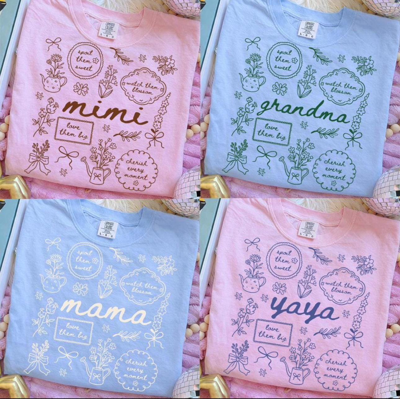 Mother's Day Name Tee